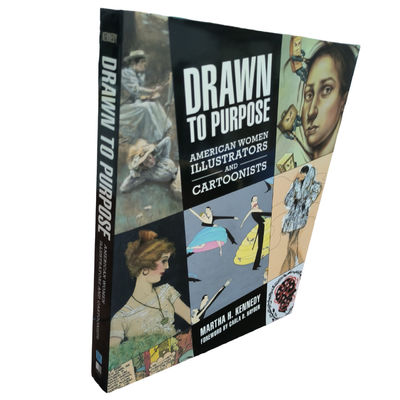 Drawn to Purpose | Glossy Hardcover Art Book Printing Customizable CMYK Cover Smyth Sewn Binding with Spot UV