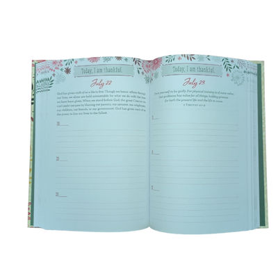 In Everything Give Thanks Three-Year Keepsake Gratitude Journal 4C Diary Printing Services For Christian Journals